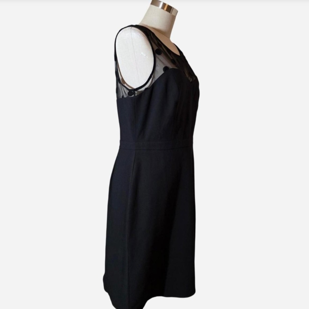 *NWT* LC Lauren Conrad Black Sheath Mini Dress Crew Neck Sleeveless. Sz 12 - Picture 5 of 7